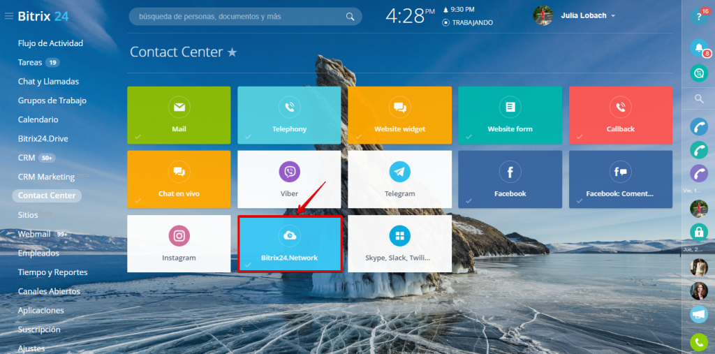 Conectar Bitrix24.Network
